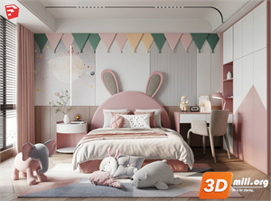 Children Room Scenes Skp FIles 